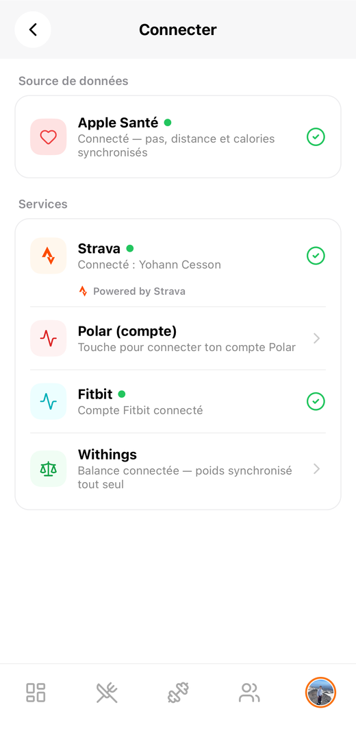 Connexions montres